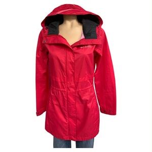 Columbia Women's Red Hooded Jacket Size S